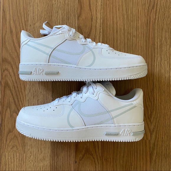 SOLD Nike Air Force 1 React Pure Platinum - Picture 1 of 6